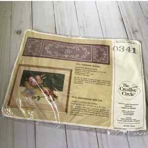 Sentimental Still Life Vintage Needlecraft Kit by The Creative Circle - SEALED